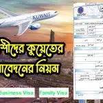 কুয়েত ভিসা প্রসেসিং এর নিয়ম Kuwait Visa Processing For Bangladesh