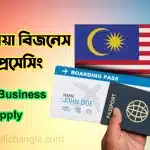 মালয়েশিয়া বিজনেস ভিসা প্রসেসিং Malaysia business visa apply